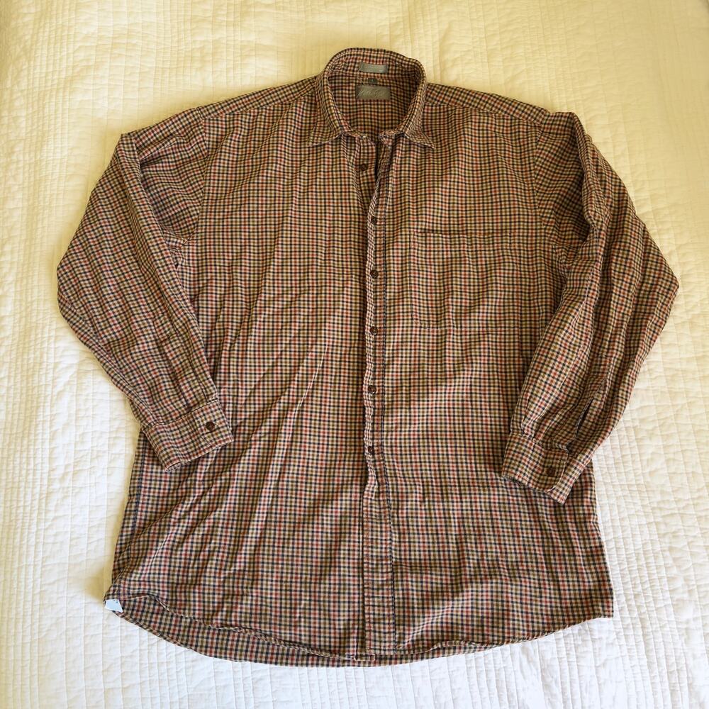 Lord & Taylor Kensington Collection Button Down Shirt Size Large